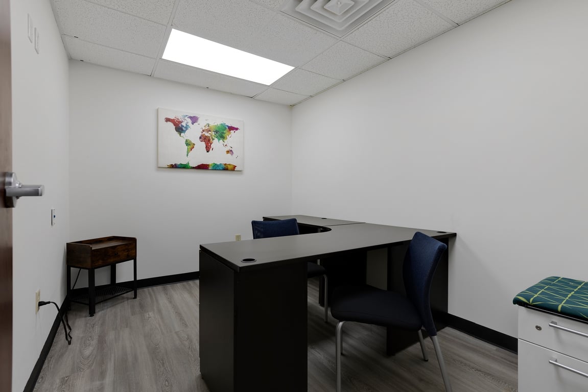 An interior shot of Private office D6 - Shrewsbury