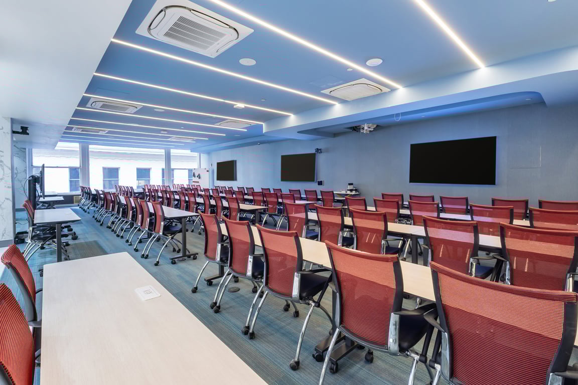 An interior shot of Van Gogh Themed Meeting & Events Space- Beautiful, Bright Space with Views