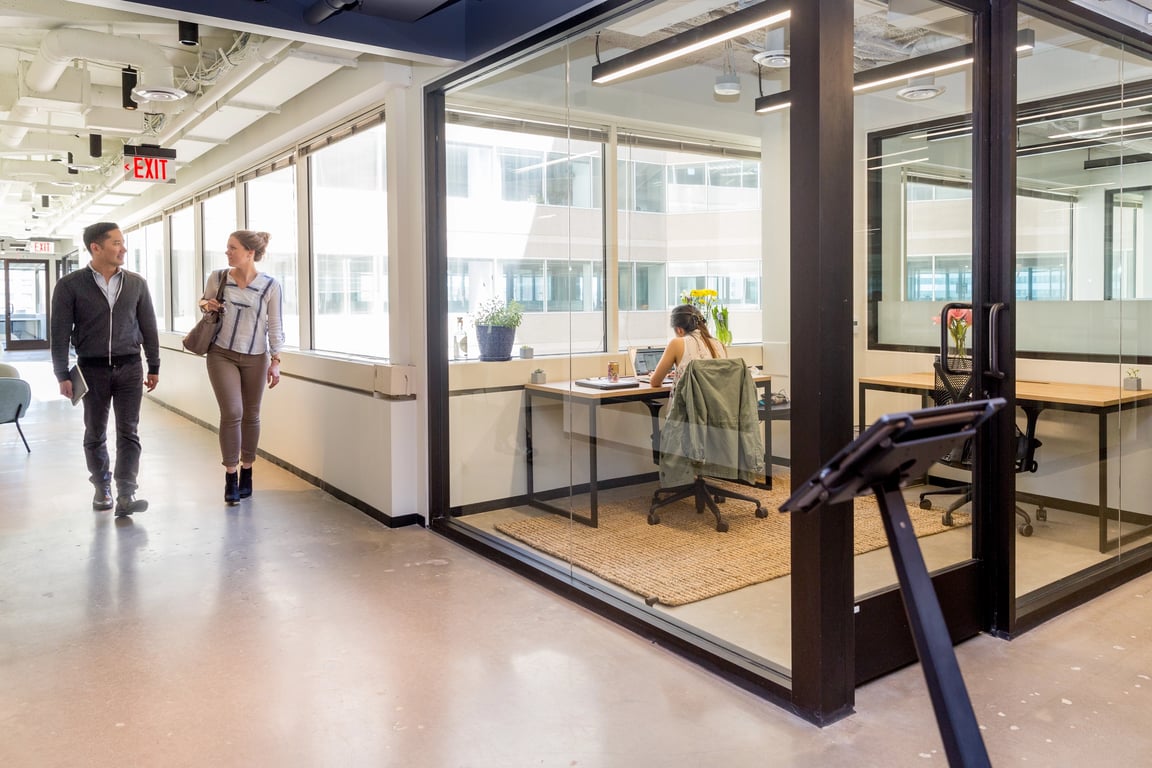 An interior shot of Industrious - Thomas Circle