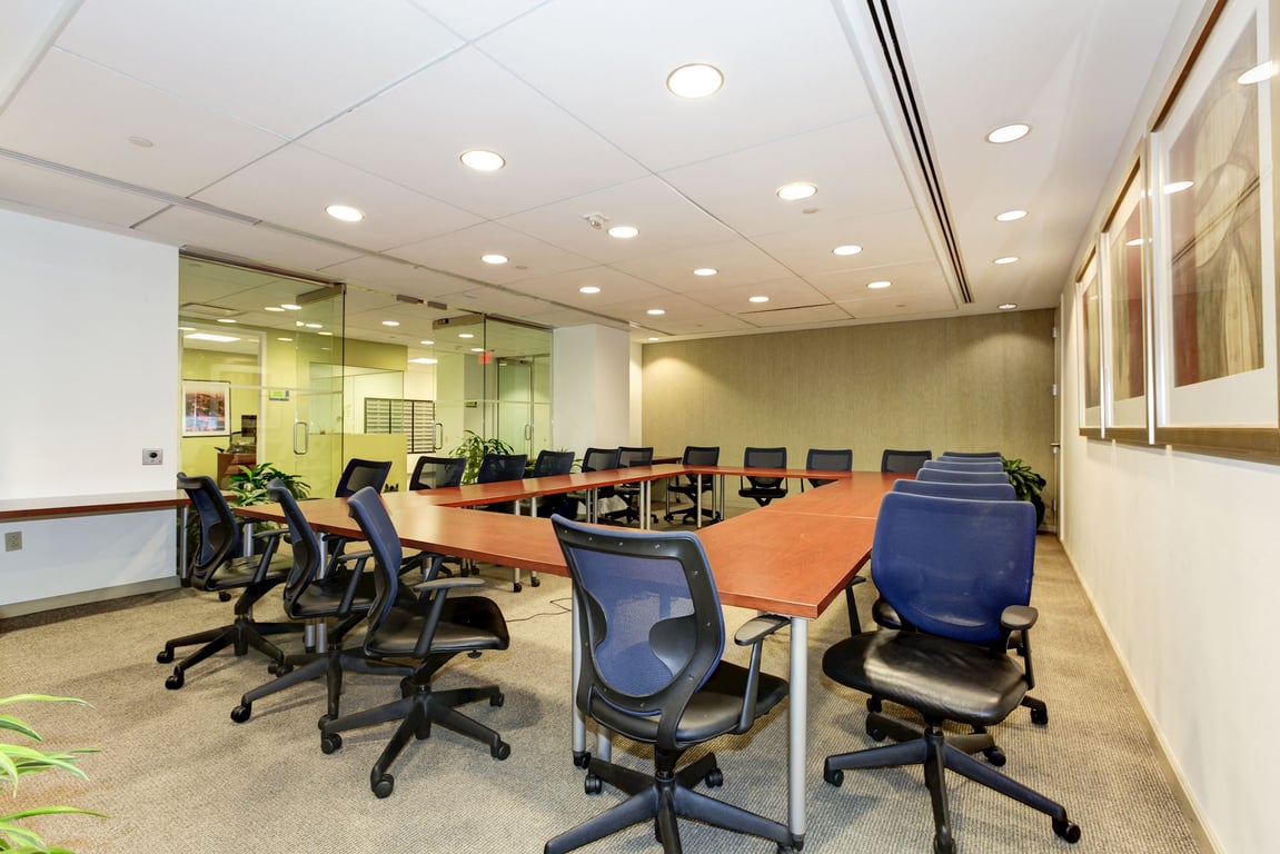 An interior shot of Pershing Training Room
