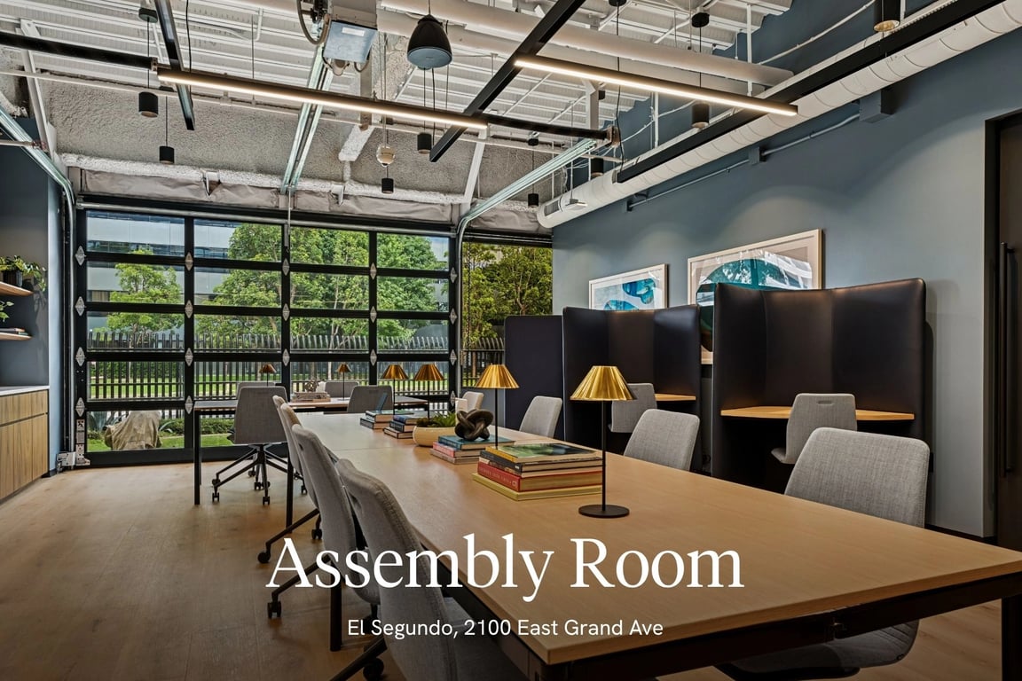 An interior shot of Industrious - El Segundo