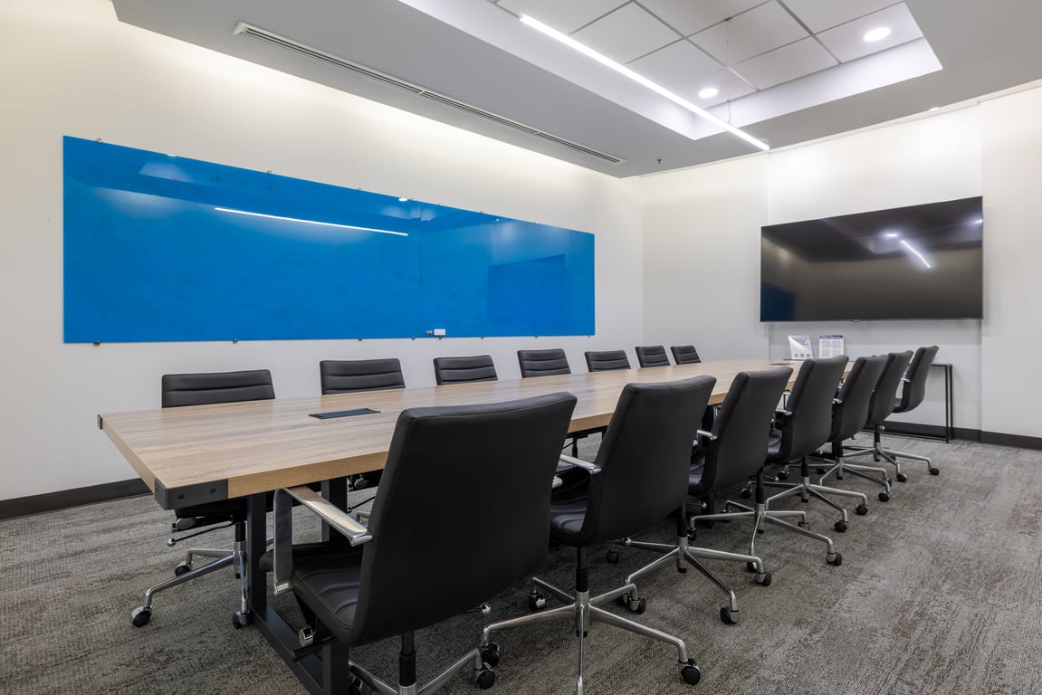 An interior shot of Conference Room 1