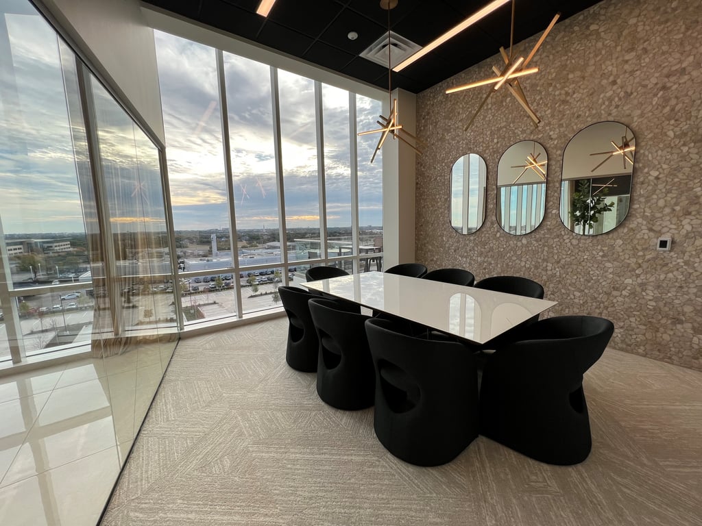 An interior shot of The DeSoto Boardroom