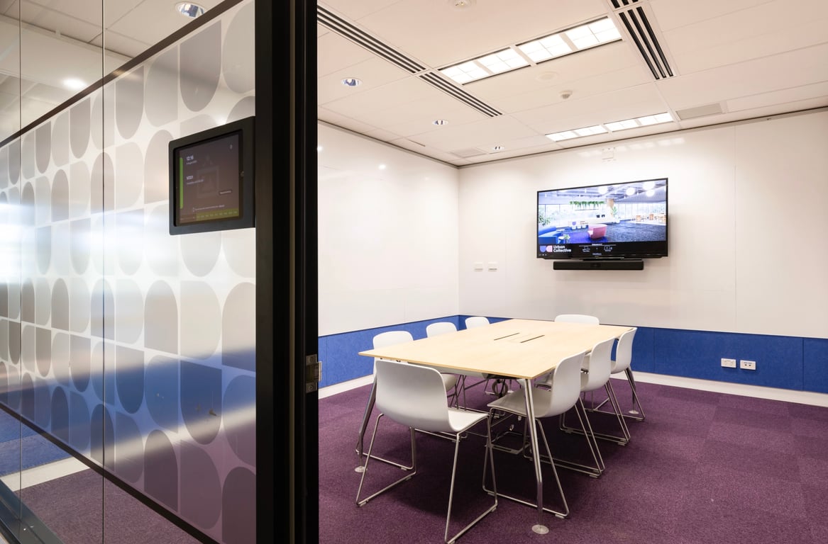 An interior shot of 8 Person Meeting Room