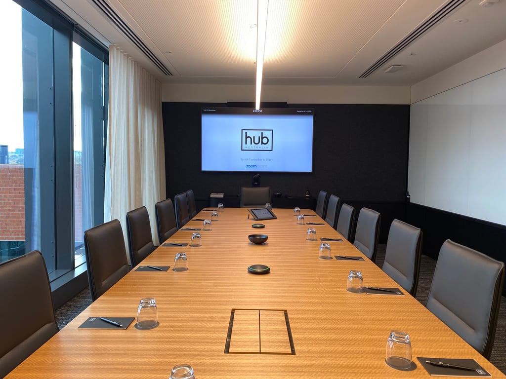An interior shot of Boardroom