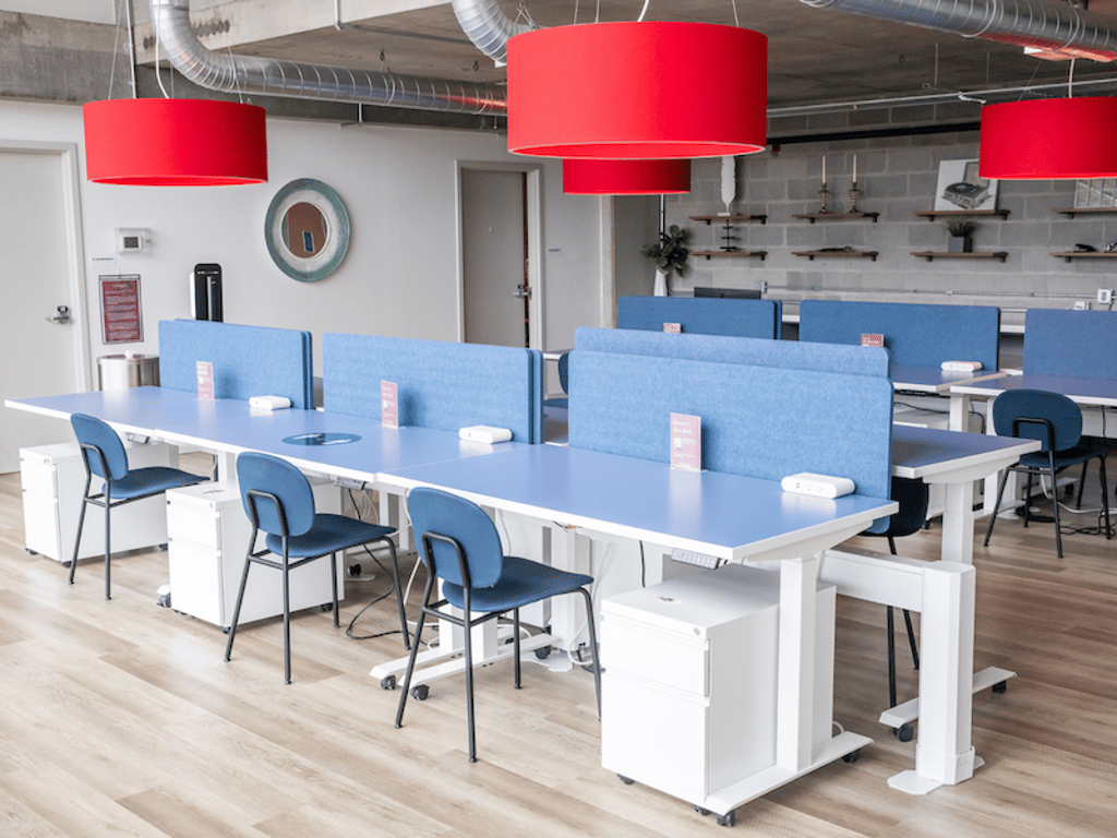 An interior shot of NASH Dock Desk 1