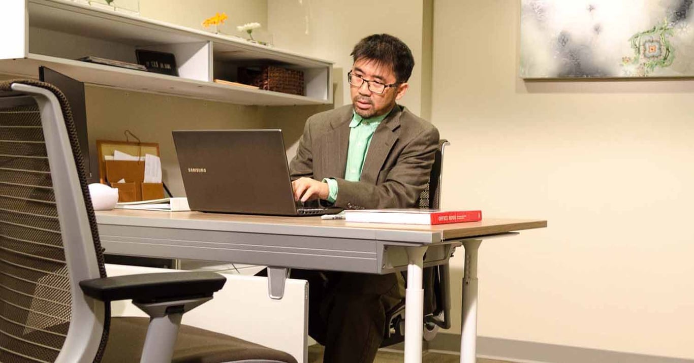 An interior shot of Private Office