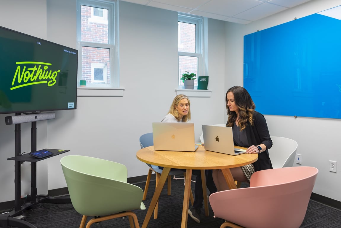 An interior shot of Huddle Room