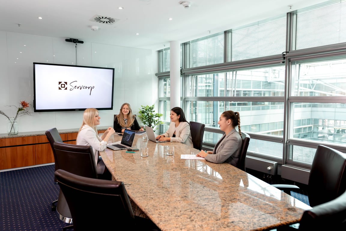 An interior shot of Boardroom