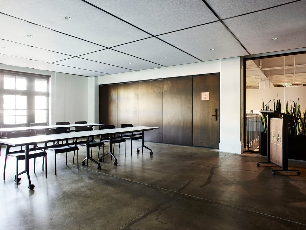 An interior shot of Workshop Space