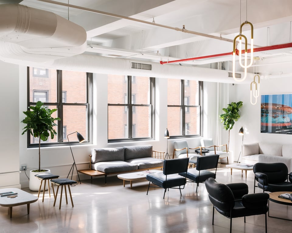 An interior shot of Blender Workspace