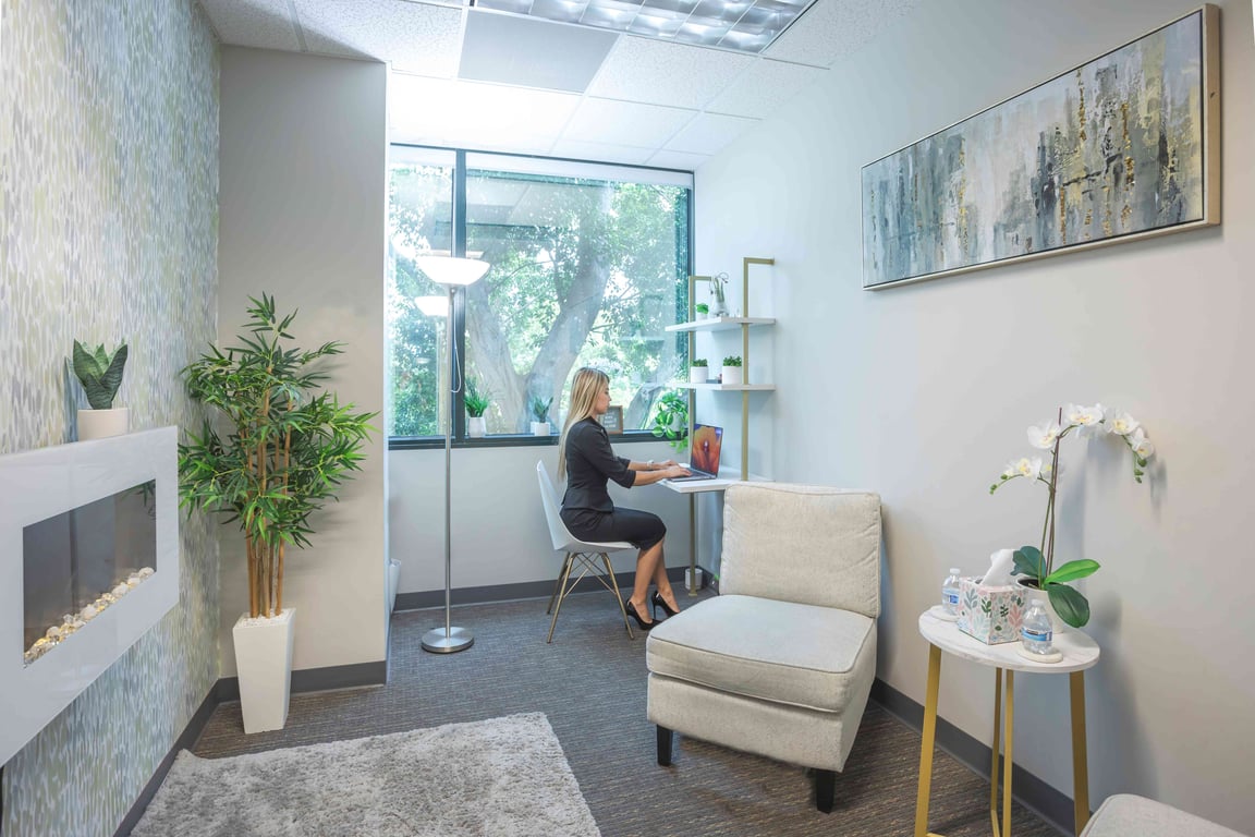 An interior shot of Private Day Office