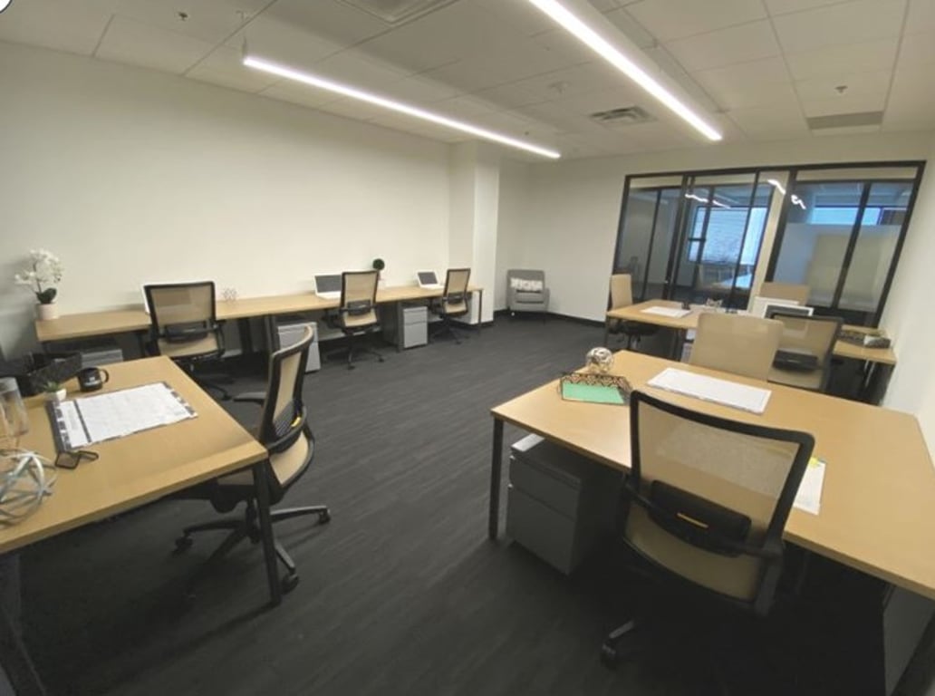 An interior shot of 10-Person Private Office