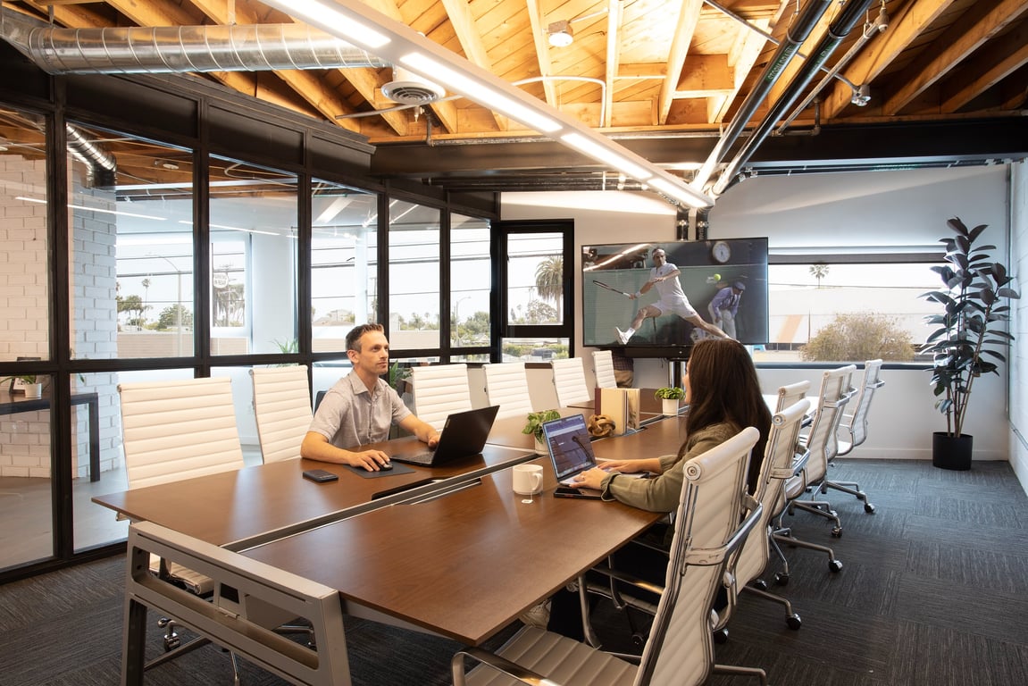 An interior shot of Large Conference Room in Suite 200