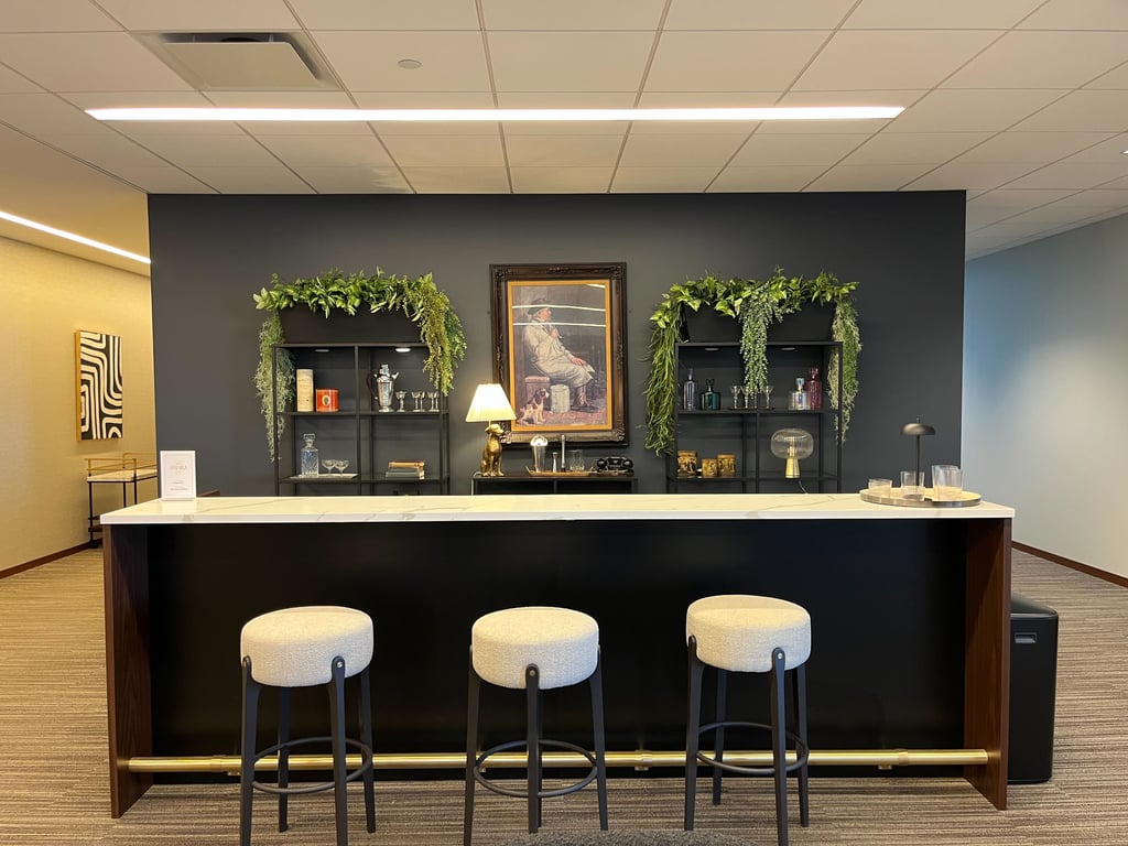 An interior shot of Amara Club Lounge
