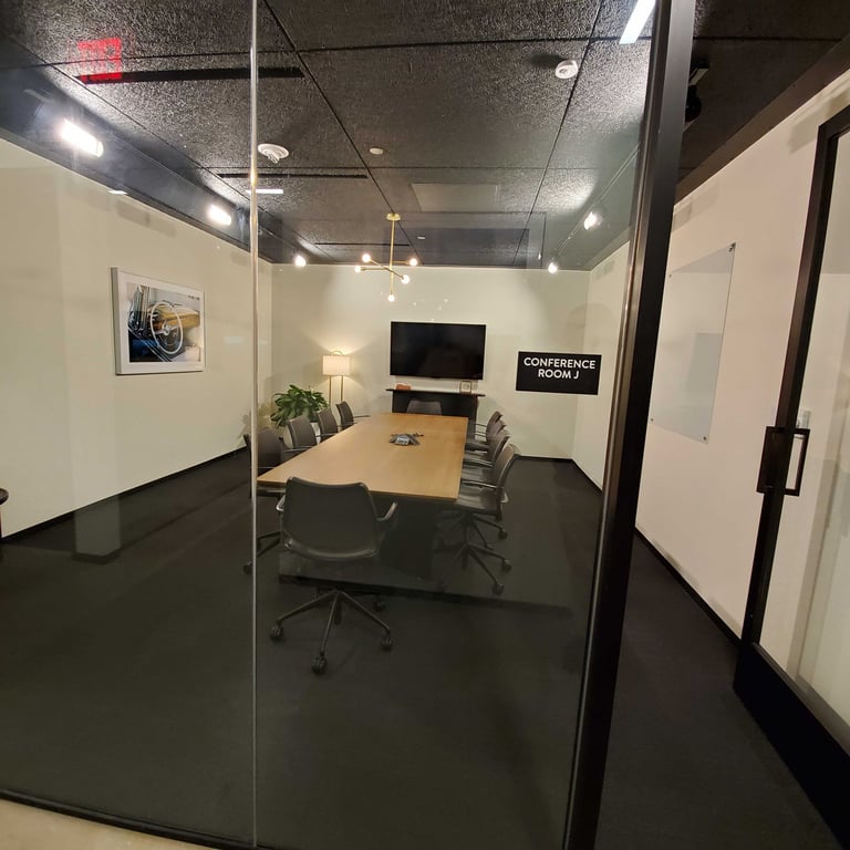 An interior shot of Conference J