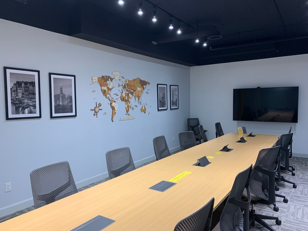 An interior shot of Large Meeting Room