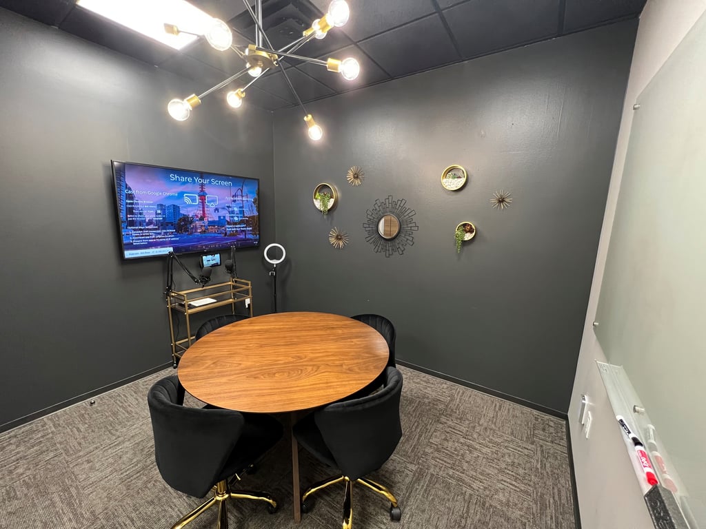 An interior shot of Conference Room #4