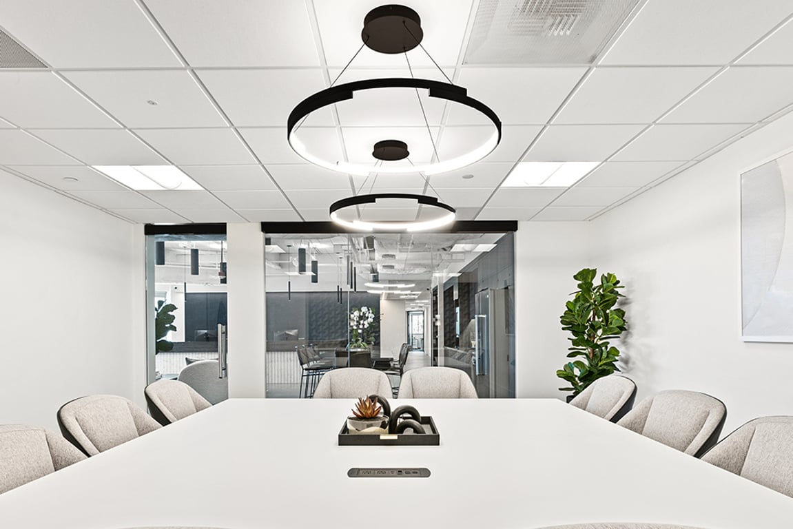 An interior shot of 8 Person Meeting Room