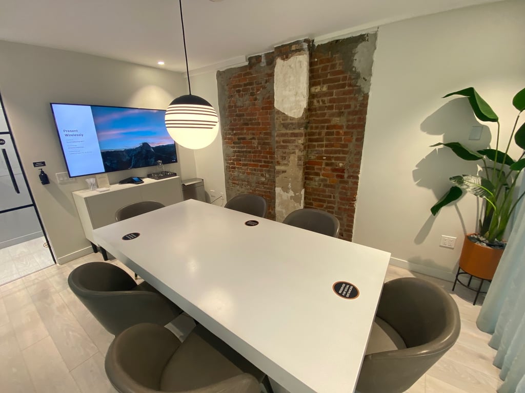 An interior shot of Lewis Conference Room