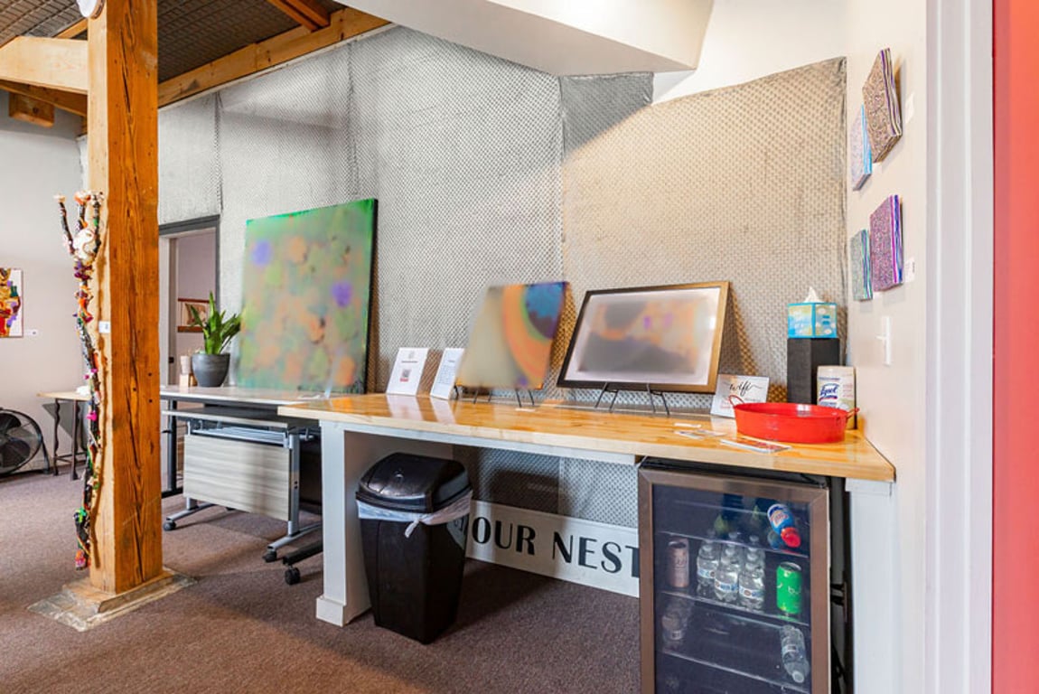 An interior shot of The Nest Coworking Riverside
