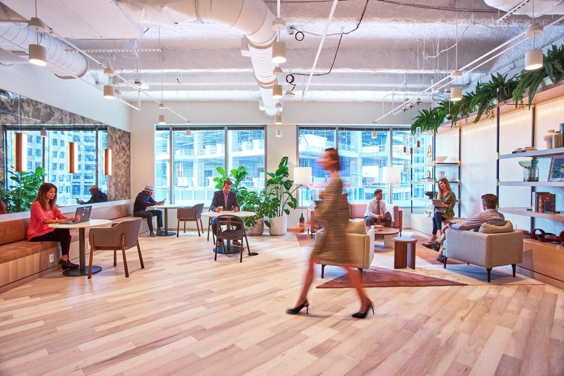 An interior shot of The Square - Houston - 717 Texas