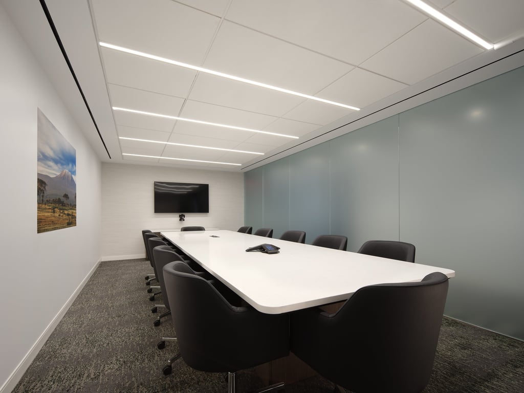 An interior shot of Kilimanjaro Conference room (Up to 12 people)
