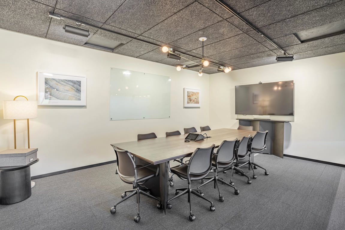 An interior shot of Conf. J
