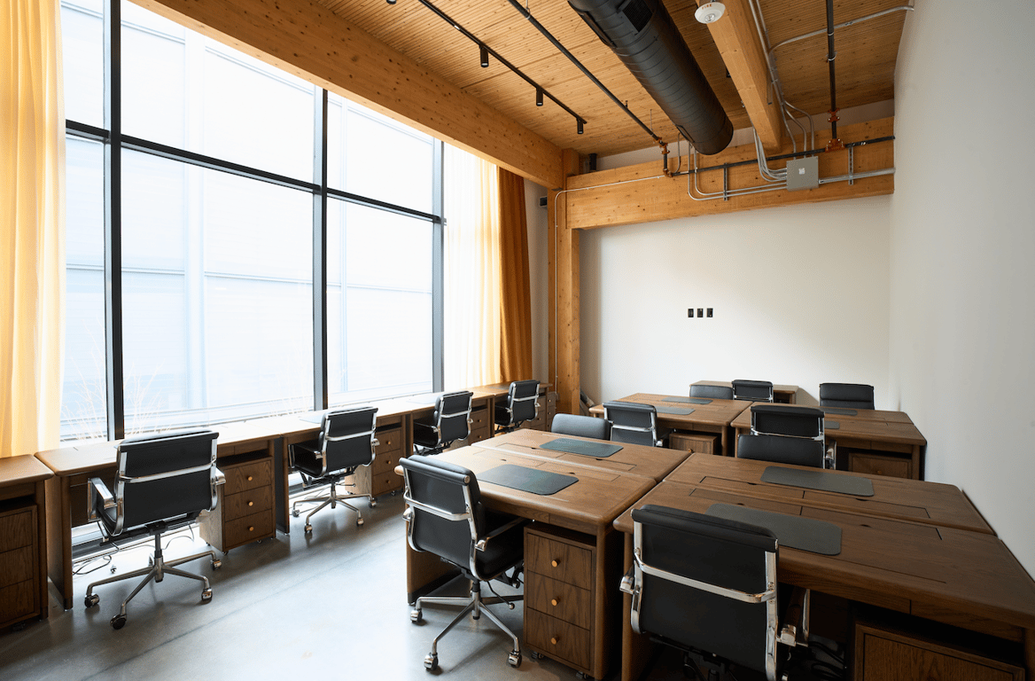 An interior shot of Ash Office