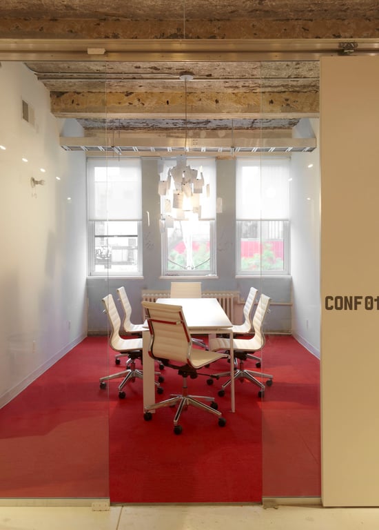 An interior shot of Meeting Room
