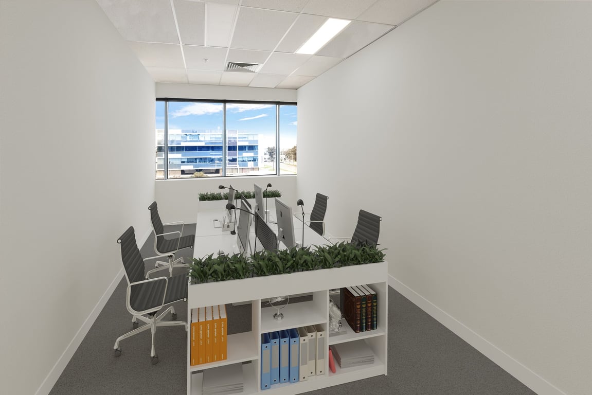 An interior shot of Suite 18