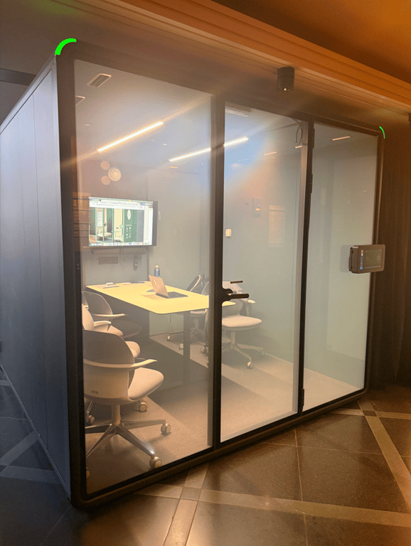 An interior shot of POD #1
