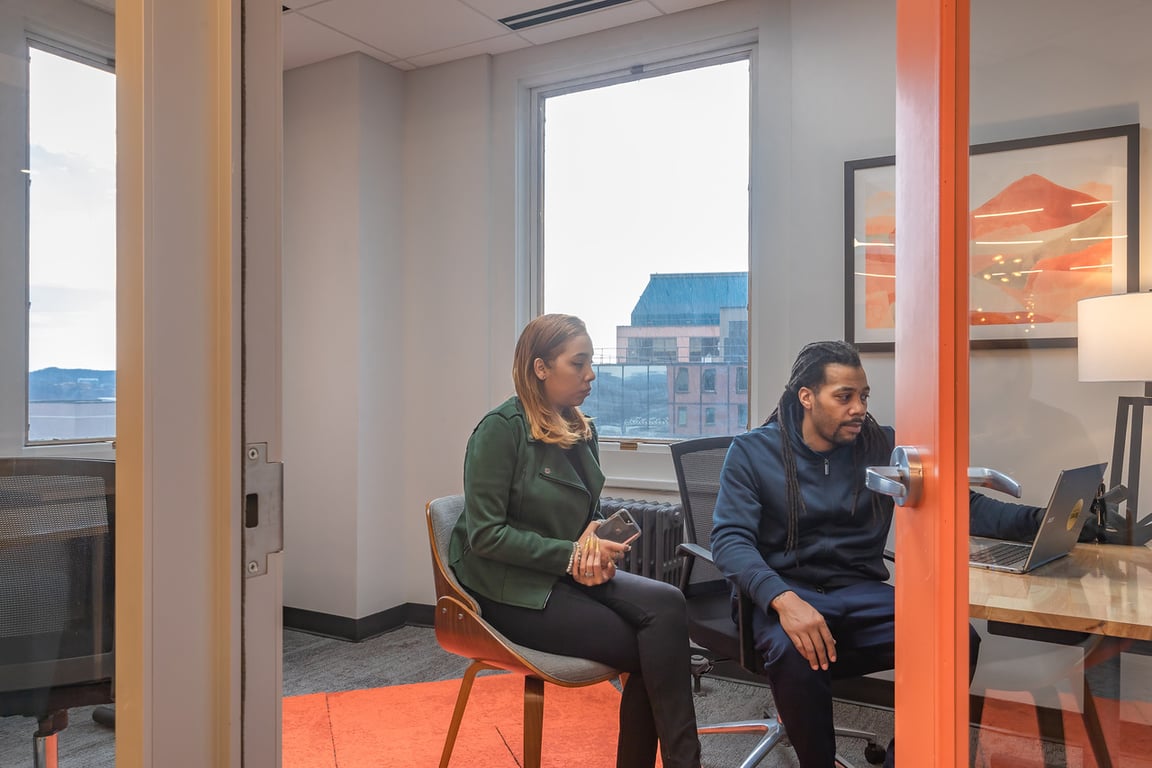 An interior shot of Private Day Office