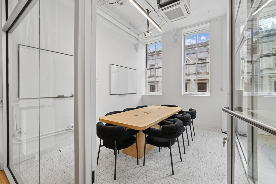 An interior shot of Mercer Modern Conference Room