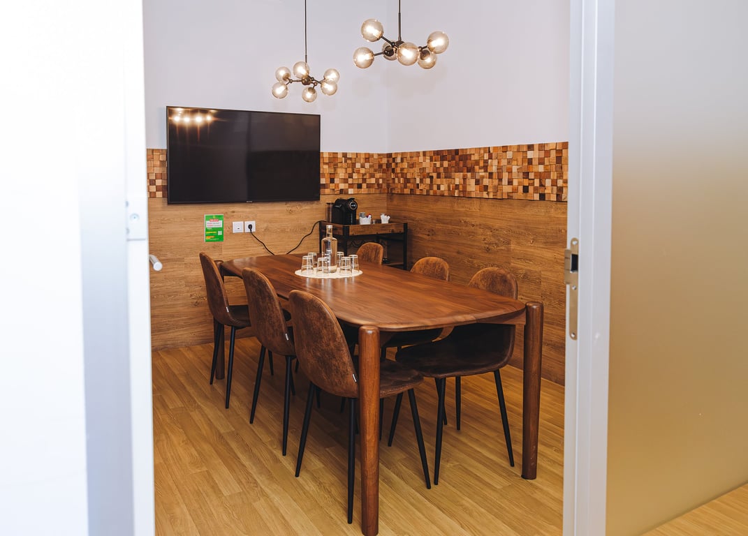 An interior shot of Hideaway Room