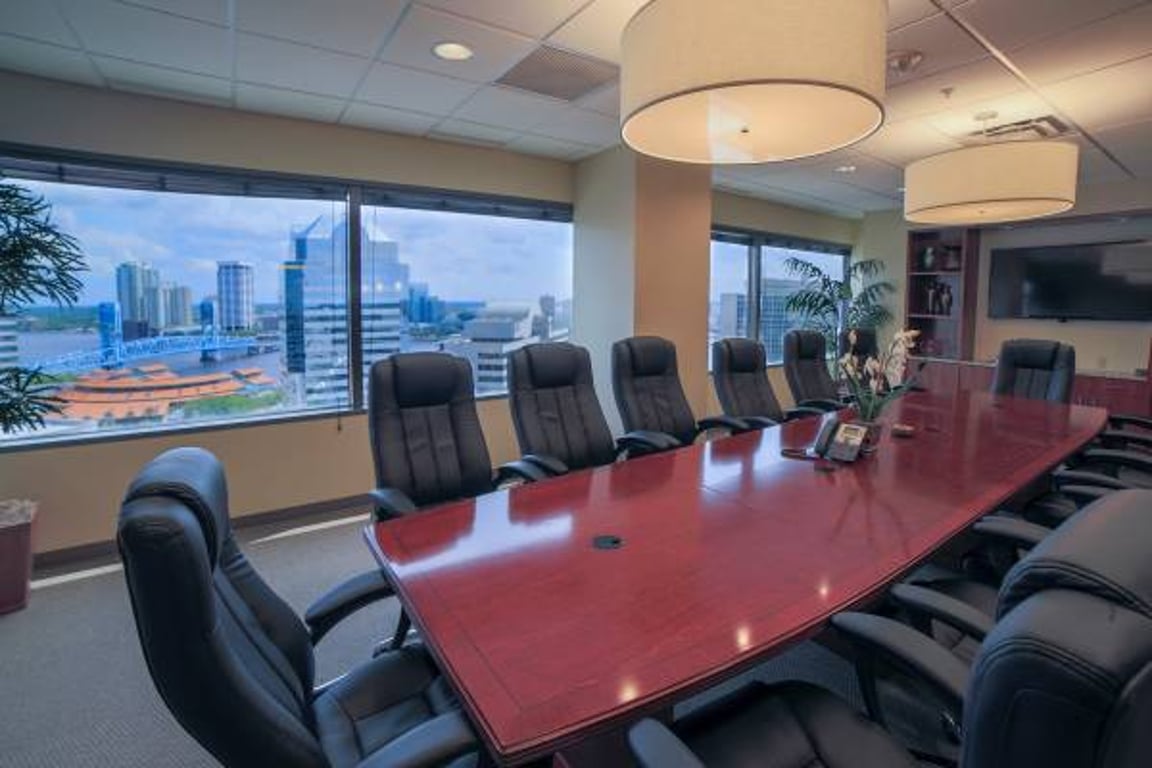 An interior shot of St Johns Boardroom