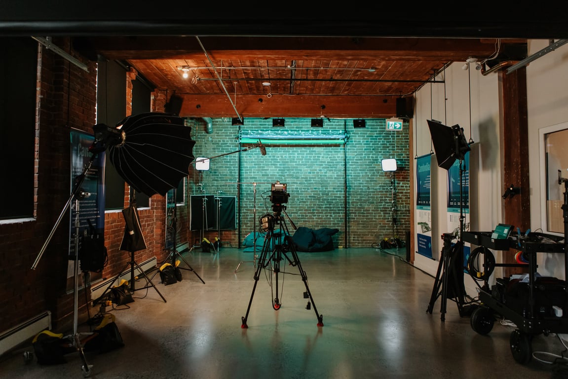 An interior shot of Production Studio (Photography/Videography)