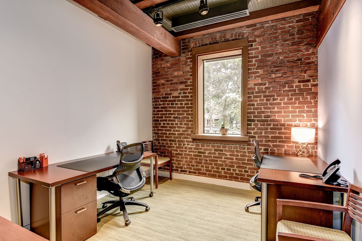 An interior shot of Dumbarton Oaks Day Office