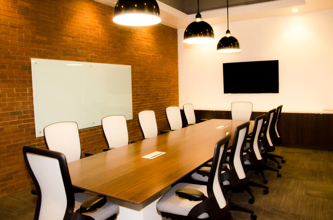 An interior shot of Boardroom @ VenturePoint Dominion