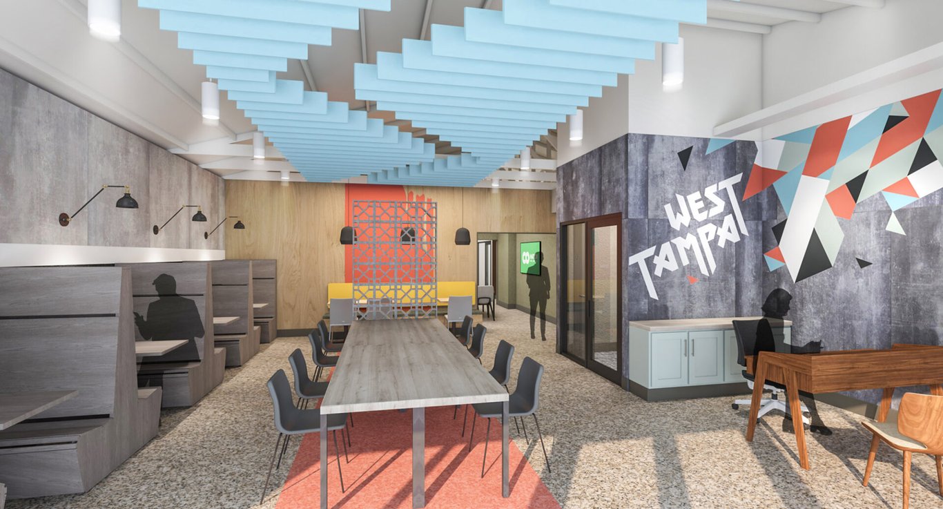 An interior shot of COhatch - West Tampa