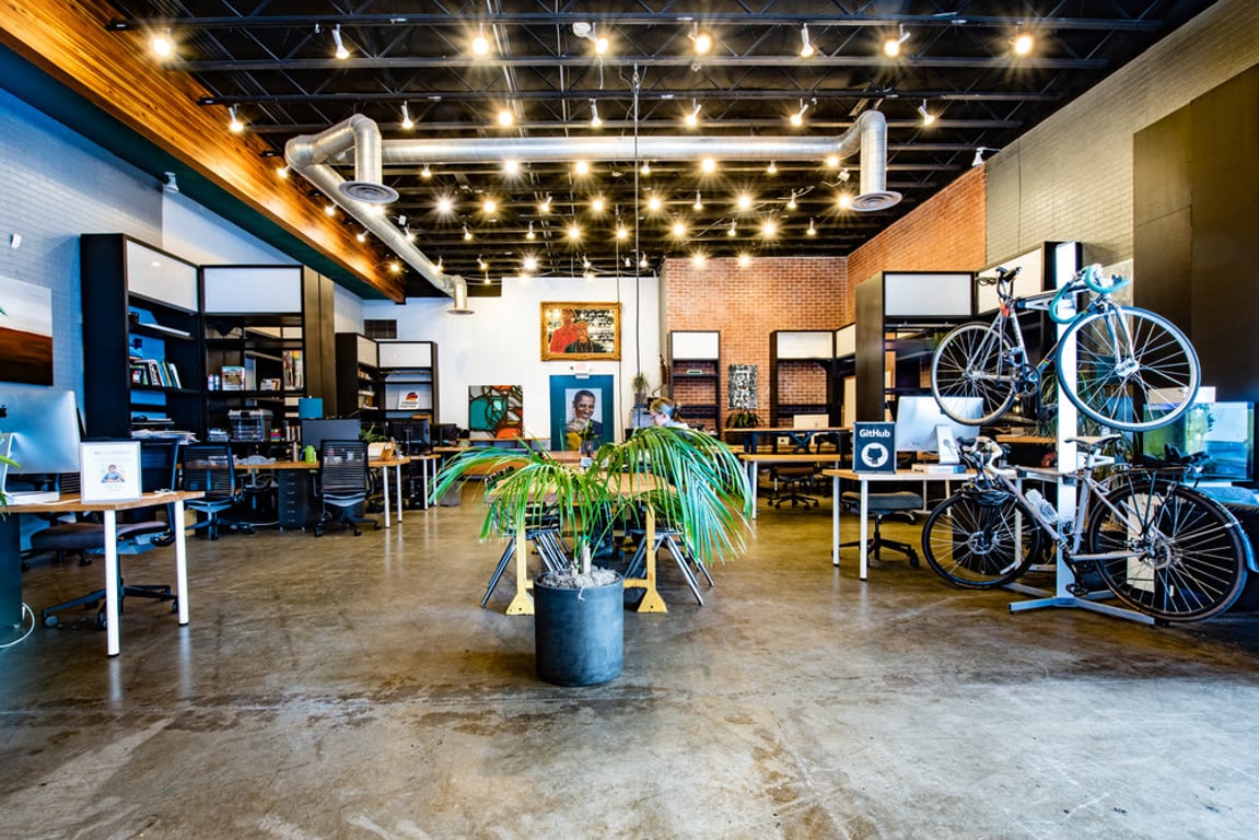 An interior shot of openHAUS coworking - NE Portland