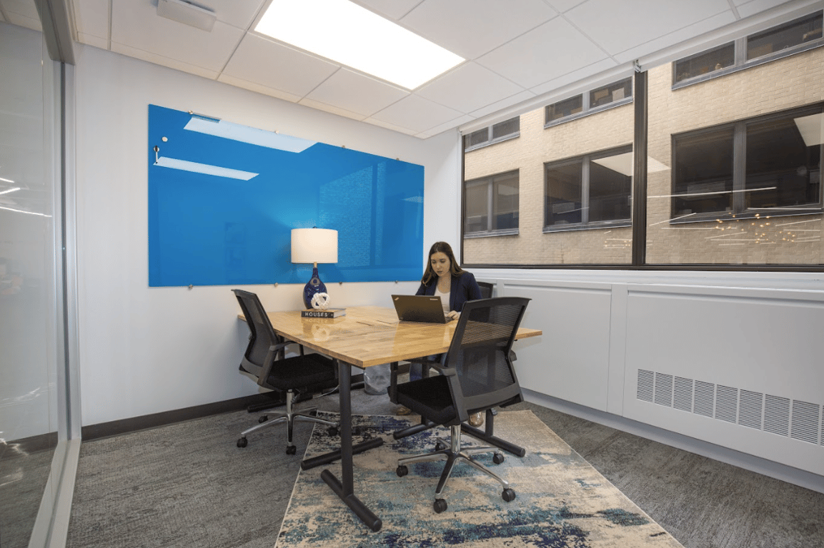 An interior shot of Private Day Office