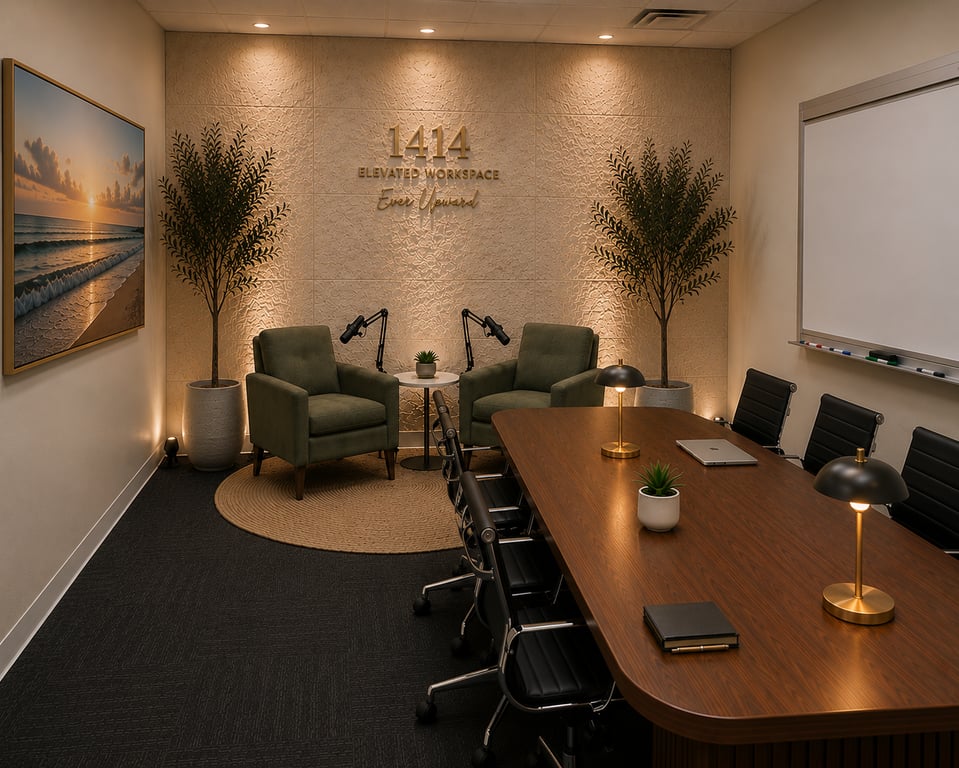 An interior shot of The Boardroom