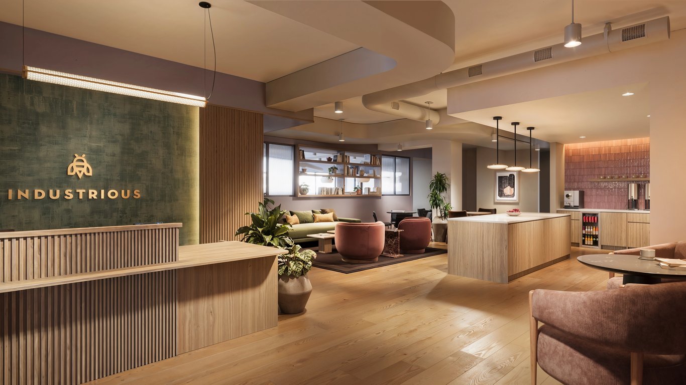 An interior shot of Industrious - Thomas Circle