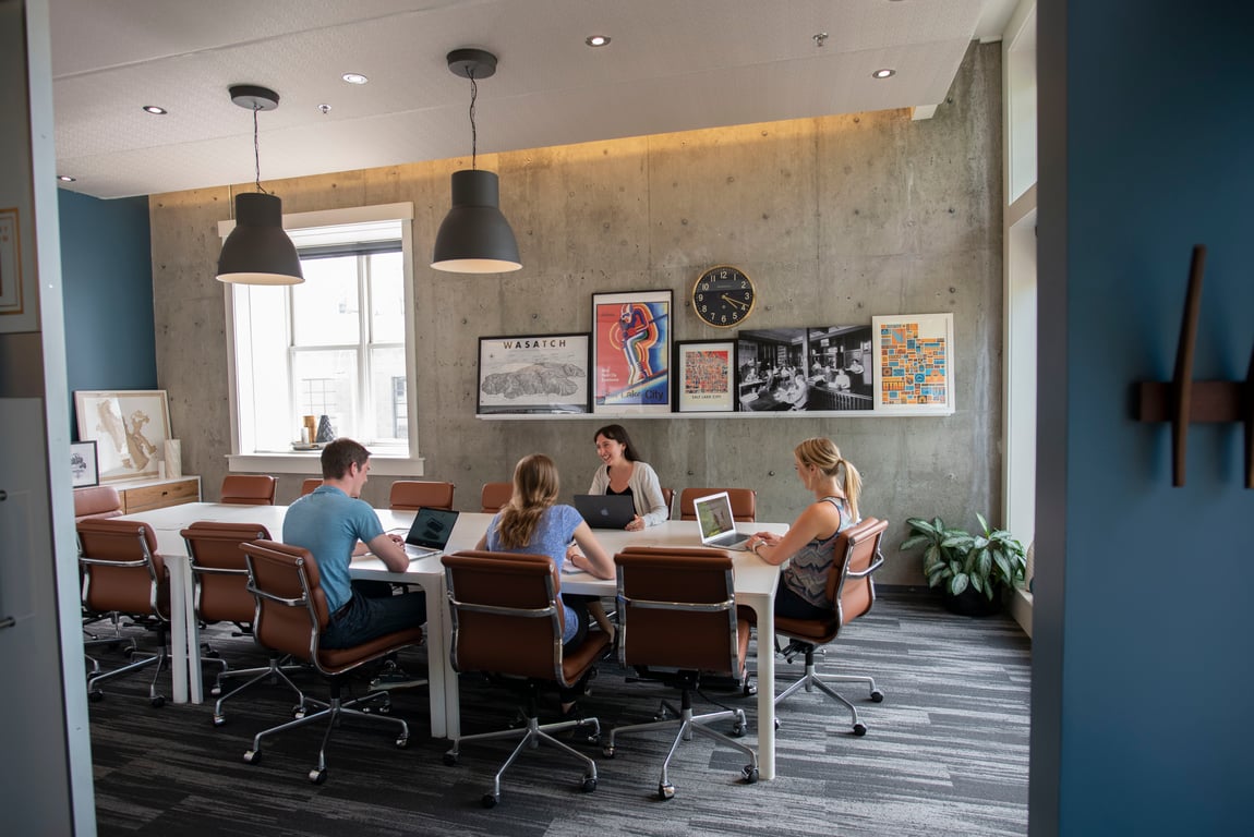 An interior shot of Conference Room One
