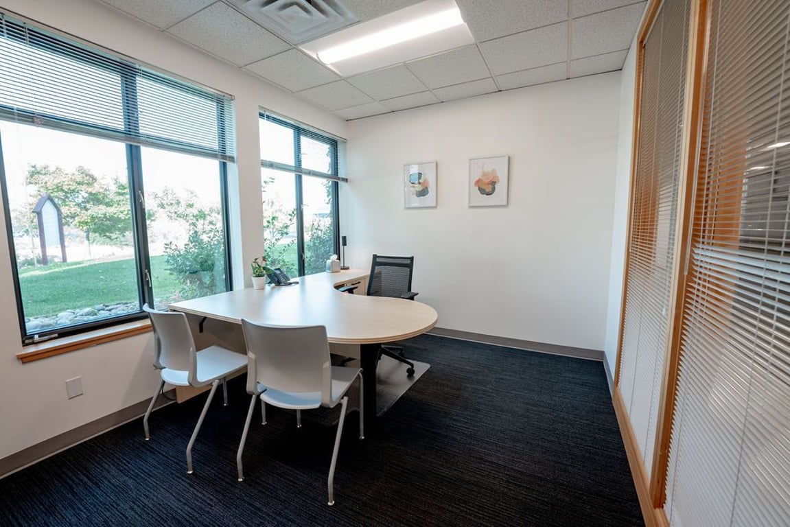 An interior shot of Private Office