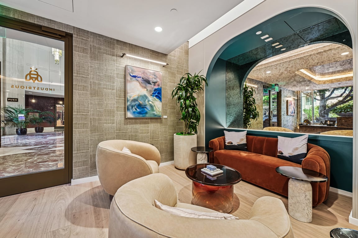 An interior shot of Industrious - Beverly Hills