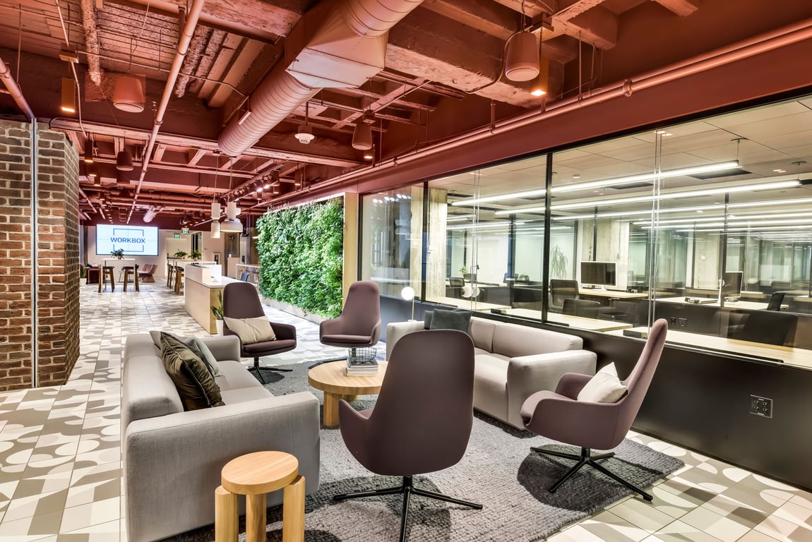 An interior shot of Workbox - Downtown Minneapolis