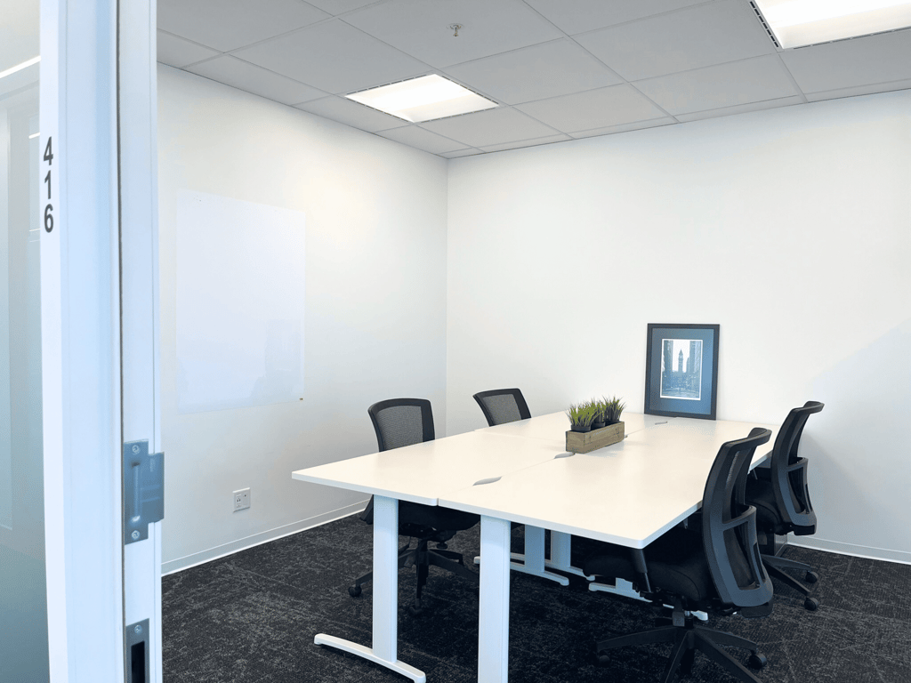 An interior shot of 4 Person Private Office