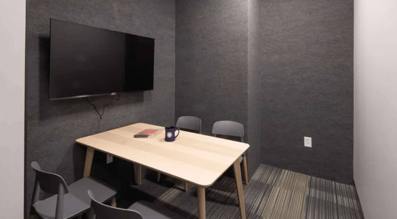 An interior shot of Huddle Room